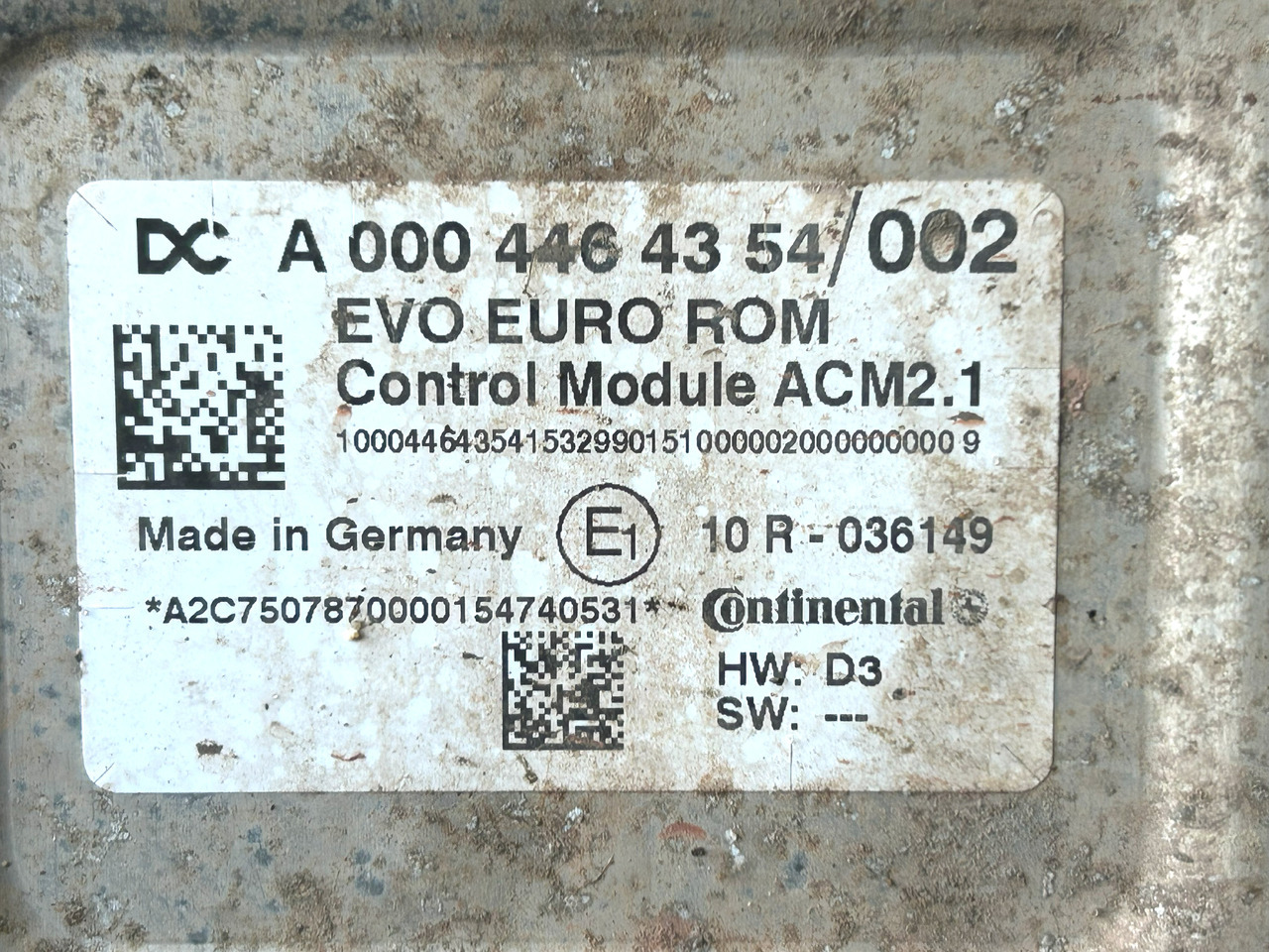 MERCEDES AROCS MP4 ACM 2.1 - Kontrol blok for Lastbil: billede 3 MERCEDES AROCS MP4 ACM 2.1 - Kontrol blok for Lastbil: billede 3