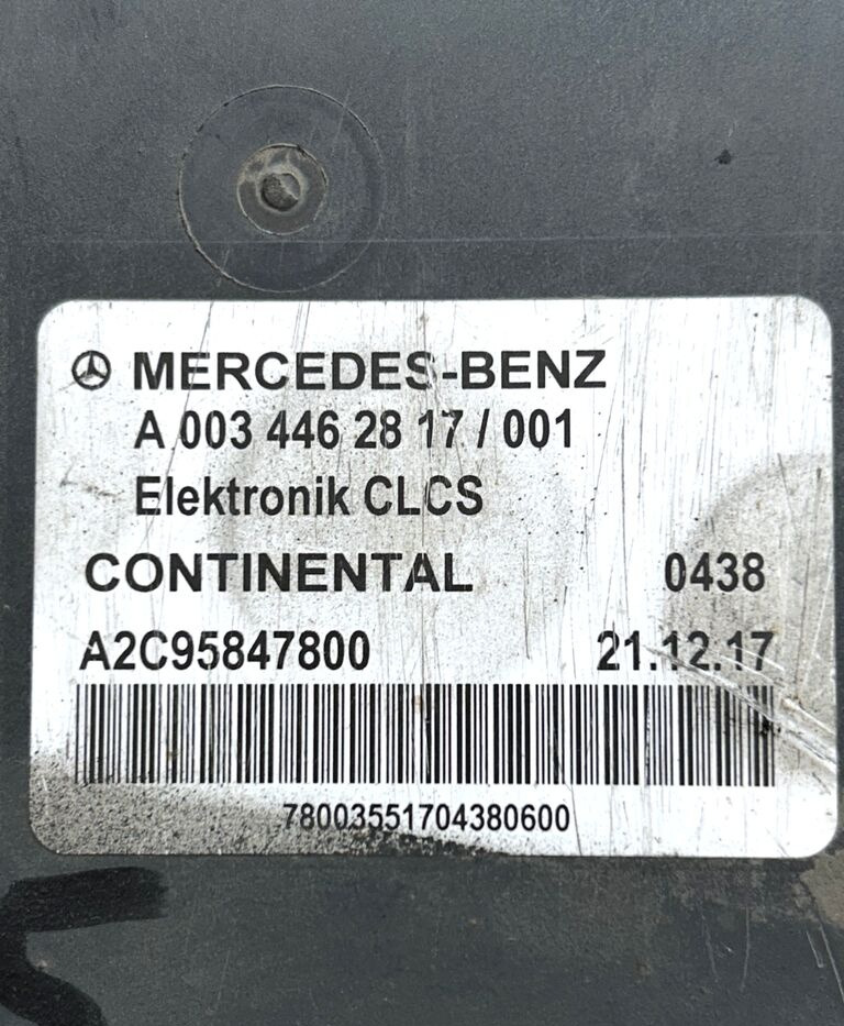 Mercedes-Benz ACTROS MP4 CLCS A0034462817 Mercedes-Benz ACTROS MP4 truck - Kontrol blok for Lastbil: billede 2 Mercedes-Benz ACTROS MP4 CLCS A0034462817 Mercedes-Benz ACTROS MP4 truck - Kontrol blok for Lastbil: billede 2