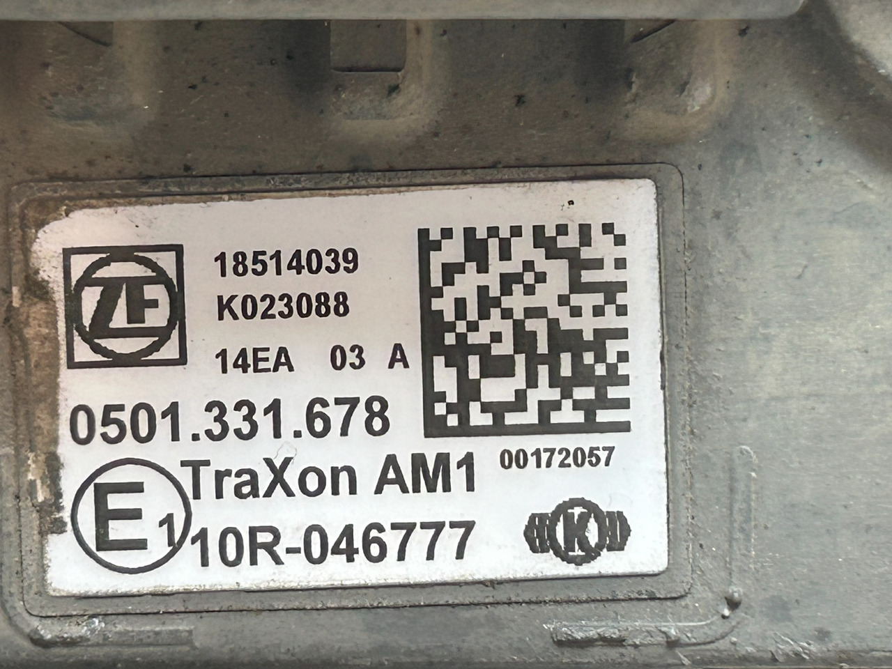 ZF TRAXON ZF GEARBOX CONTROL - Gearkasse og reservedele: billede 2 ZF TRAXON ZF GEARBOX CONTROL - Gearkasse og reservedele: billede 2