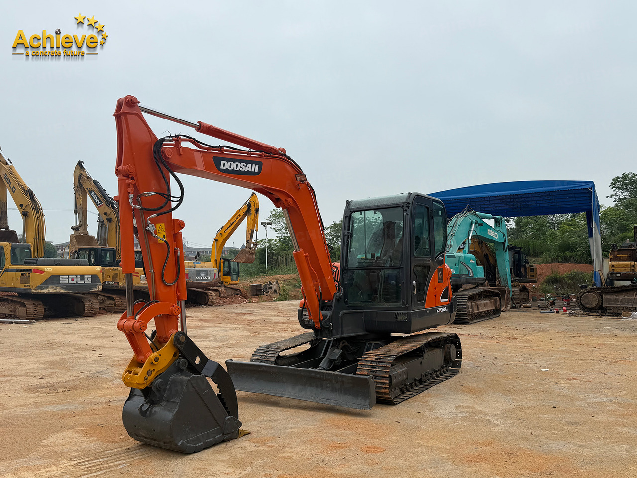 DOOSAN Diwanlun DX60-9 Excavator 38.9(52.1)/2100kW(HP) / rpm D24C 0.23m3 5700kg 4.2+2.8Ton 【ACHIEVE】 TOP CONDITION!!! - Bæltegravemaskine: billede 5 DOOSAN Diwanlun DX60-9 Excavator 38.9(52.1)/2100kW(HP) / rpm D24C 0.23m3 5700kg 4.2+2.8Ton 【ACHIEVE】 TOP CONDITION!!! - Bæltegravemaskine: billede 5