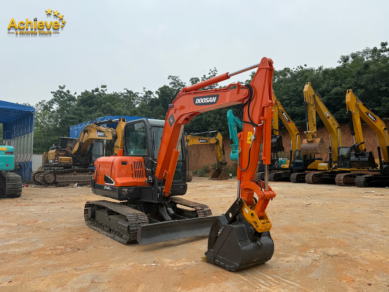 DOOSAN Diwanlun DX60-9 Excavator 38.9(52.1)/2100kW(HP) / rpm D24C 0.23m3 5700kg 4.2+2.8Ton 【ACHIEVE】 TOP CONDITION!!! - Bæltegravemaskine: billede 2 DOOSAN Diwanlun DX60-9 Excavator 38.9(52.1)/2100kW(HP) / rpm D24C 0.23m3 5700kg 4.2+2.8Ton 【ACHIEVE】 TOP CONDITION!!! - Bæltegravemaskine: billede 2