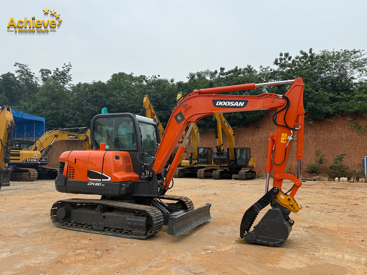 DOOSAN Diwanlun DX60-9 Excavator 38.9(52.1)/2100kW(HP) / rpm D24C 0.23m3 5700kg 4.2+2.8Ton 【ACHIEVE】 TOP CONDITION!!! - Bæltegravemaskine: billede 1 DOOSAN Diwanlun DX60-9 Excavator 38.9(52.1)/2100kW(HP) / rpm D24C 0.23m3 5700kg 4.2+2.8Ton 【ACHIEVE】 TOP CONDITION!!! - Bæltegravemaskine: billede 1