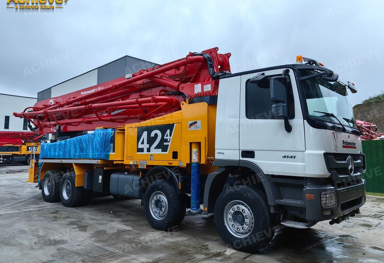 PUTZMEISTER Mercedes-Benz Actros 4141 concrete pumpM42-4R 170 m³【ACHIEVE】TOP CONDITION!!! - Betonpumpe: billede 1 PUTZMEISTER Mercedes-Benz Actros 4141 concrete pumpM42-4R 170 m³【ACHIEVE】TOP CONDITION!!! - Betonpumpe: billede 1