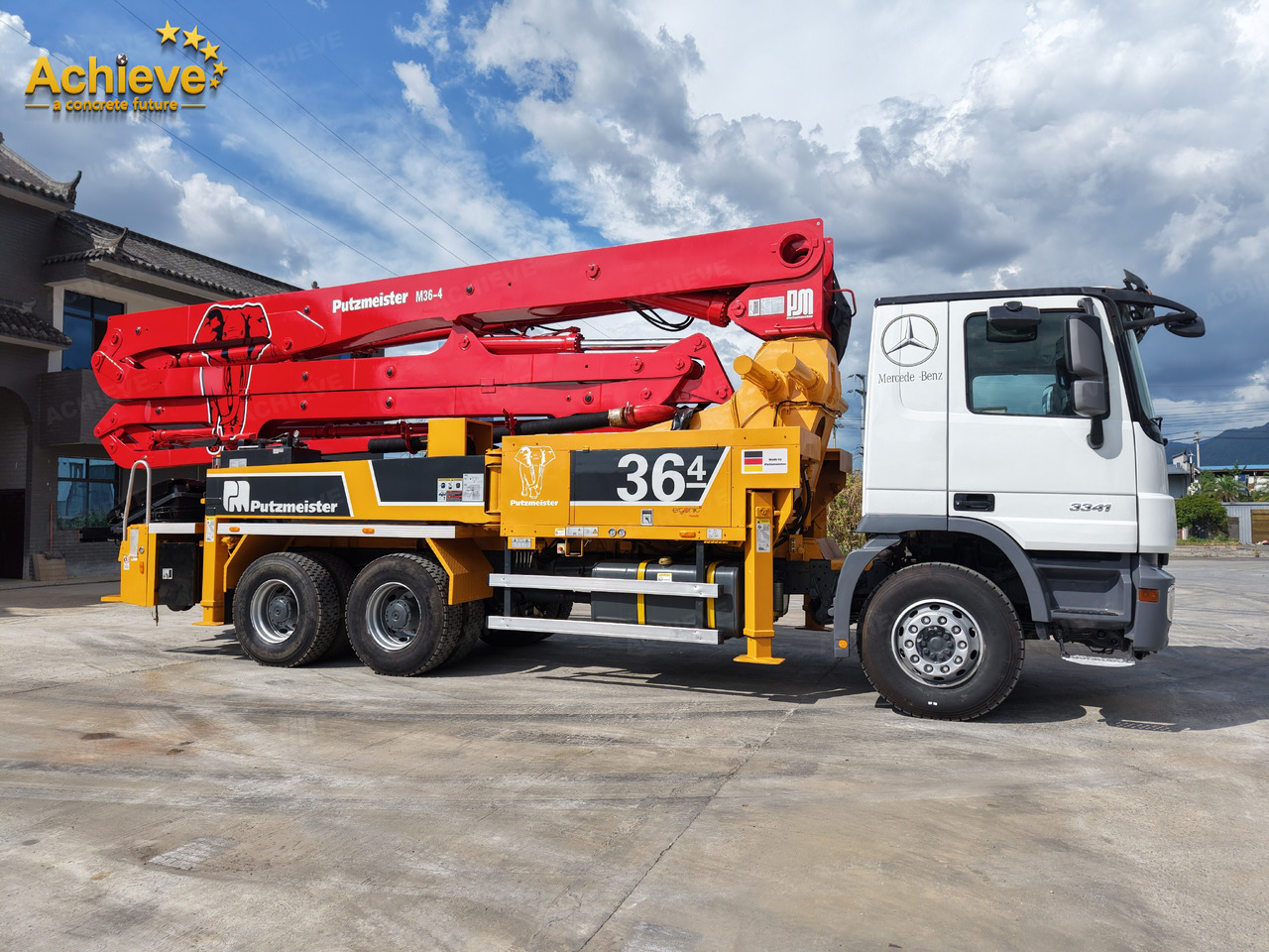 PUTZMEISTER Mercedes-Benz M36-4 2018 ACTROS 3341【ACHIEVE】TOP CONDITION!!! - Betonpumpe: billede 4 PUTZMEISTER Mercedes-Benz M36-4 2018 ACTROS 3341【ACHIEVE】TOP CONDITION!!! - Betonpumpe: billede 4