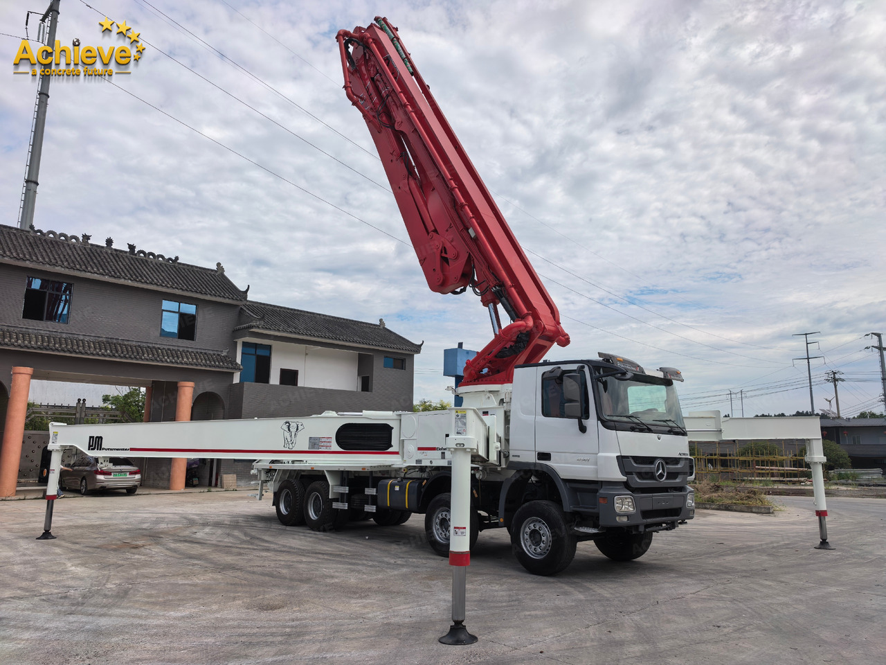Putzmeister Putzmeister M56-4RZ Actros 4141Mercedes-Benz Concrete pump truck 【ACHIEVE】TOP CONDITION!!! - Betonpumpe: billede 1 Putzmeister Putzmeister M56-4RZ Actros 4141Mercedes-Benz Concrete pump truck 【ACHIEVE】TOP CONDITION!!! - Betonpumpe: billede 1