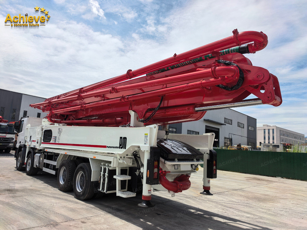 Betonpumpe Putzmeister Putzmeister  M56-4RZ Actros 4141Mercedes-Benz Concrete pump truck 【ACHIEVE】TOP CONDITION!!!: billede 6