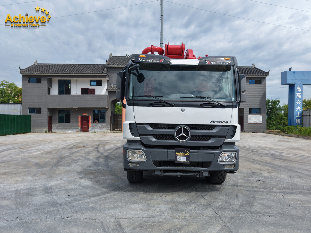 Betonpumpe Putzmeister Putzmeister  M56-4RZ Actros 4141Mercedes-Benz Concrete pump truck 【ACHIEVE】TOP CONDITION!!!: billede 19