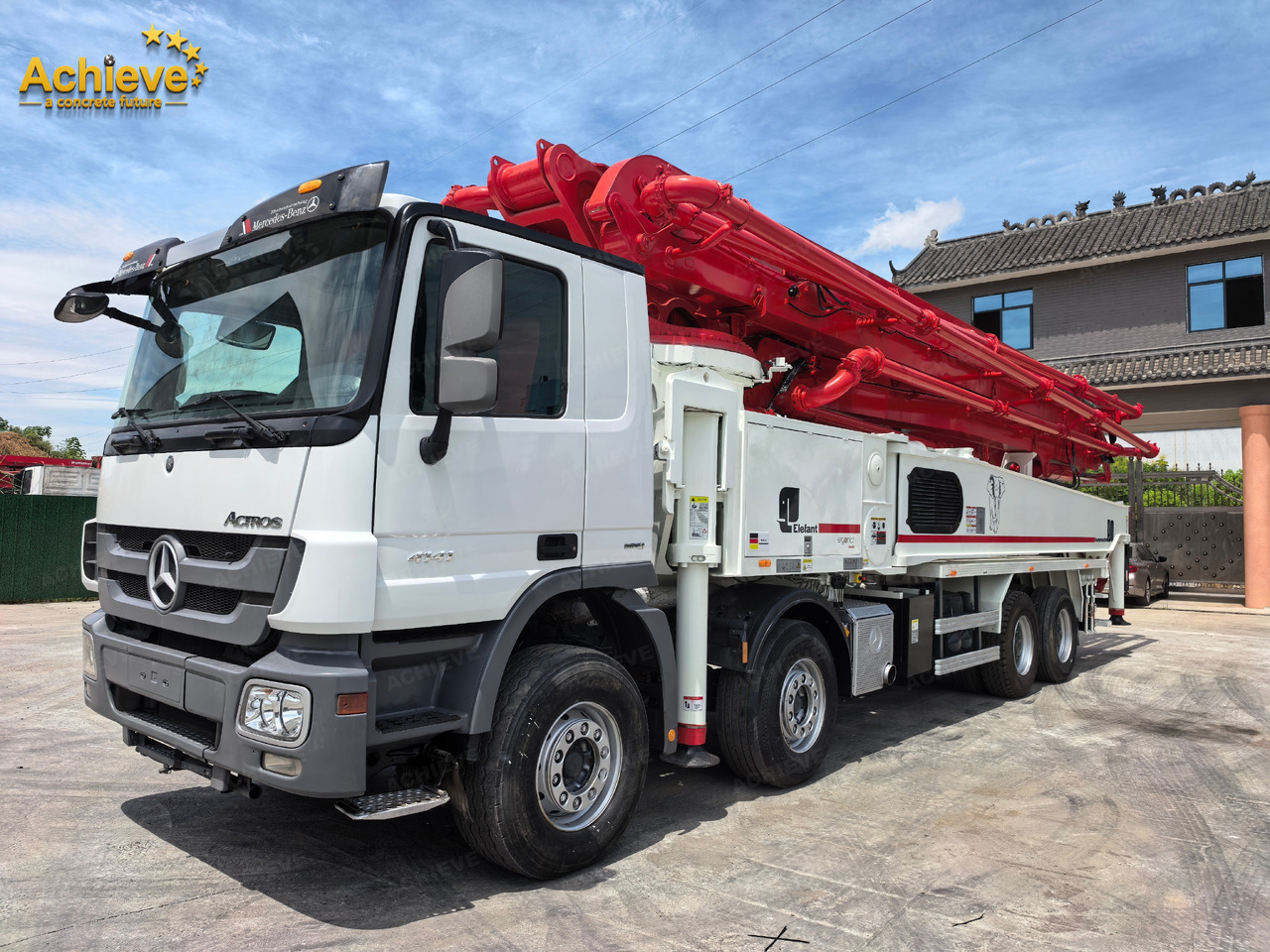 Putzmeister Putzmeister M56-4RZ Actros 4141Mercedes-Benz Concrete pump truck 【ACHIEVE】TOP CONDITION!!! - Betonpumpe: billede 5 Putzmeister Putzmeister M56-4RZ Actros 4141Mercedes-Benz Concrete pump truck 【ACHIEVE】TOP CONDITION!!! - Betonpumpe: billede 5