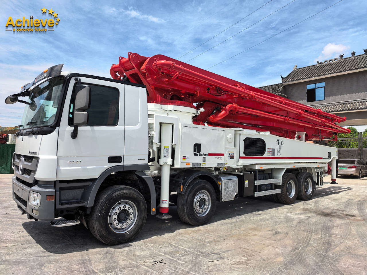 Putzmeister Putzmeister M56-4RZ Actros 4141Mercedes-Benz Concrete pump truck 【ACHIEVE】TOP CONDITION!!! - Betonpumpe: billede 2 Putzmeister Putzmeister M56-4RZ Actros 4141Mercedes-Benz Concrete pump truck 【ACHIEVE】TOP CONDITION!!! - Betonpumpe: billede 2