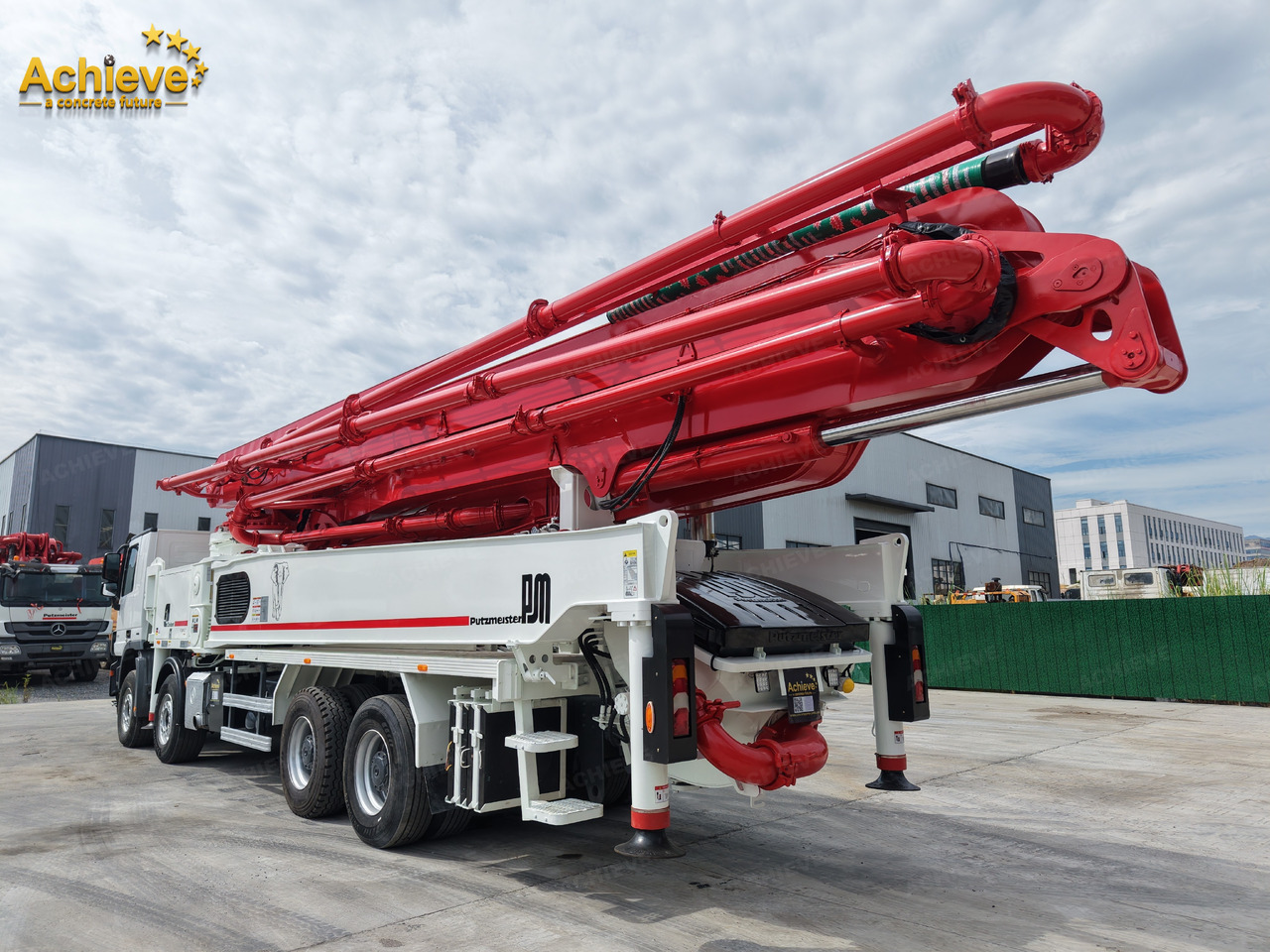 Betonpumpe Putzmeister Putzmeister  M56-4RZ Actros 4141Mercedes-Benz Concrete pump truck 【ACHIEVE】TOP CONDITION!!!: billede 24