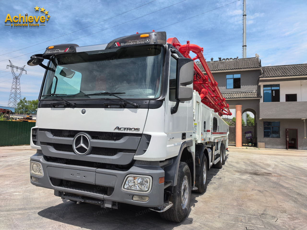 Putzmeister Putzmeister M56-4RZ Actros 4141Mercedes-Benz Concrete pump truck 【ACHIEVE】TOP CONDITION!!! - Betonpumpe: billede 4 Putzmeister Putzmeister M56-4RZ Actros 4141Mercedes-Benz Concrete pump truck 【ACHIEVE】TOP CONDITION!!! - Betonpumpe: billede 4