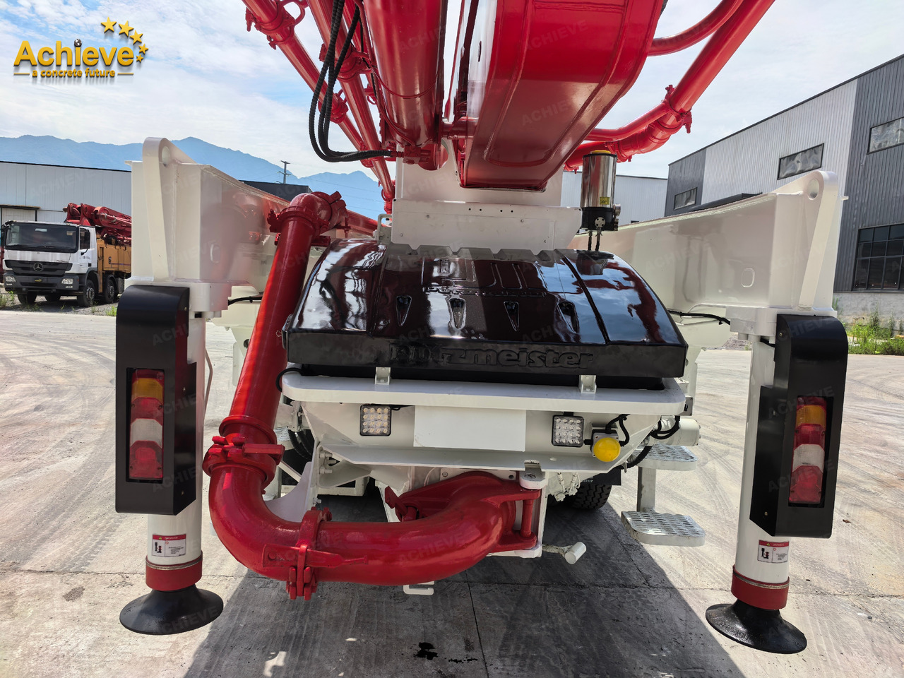 Betonpumpe Putzmeister Putzmeister  M56-4RZ Actros 4141Mercedes-Benz Concrete pump truck 【ACHIEVE】TOP CONDITION!!!: billede 7