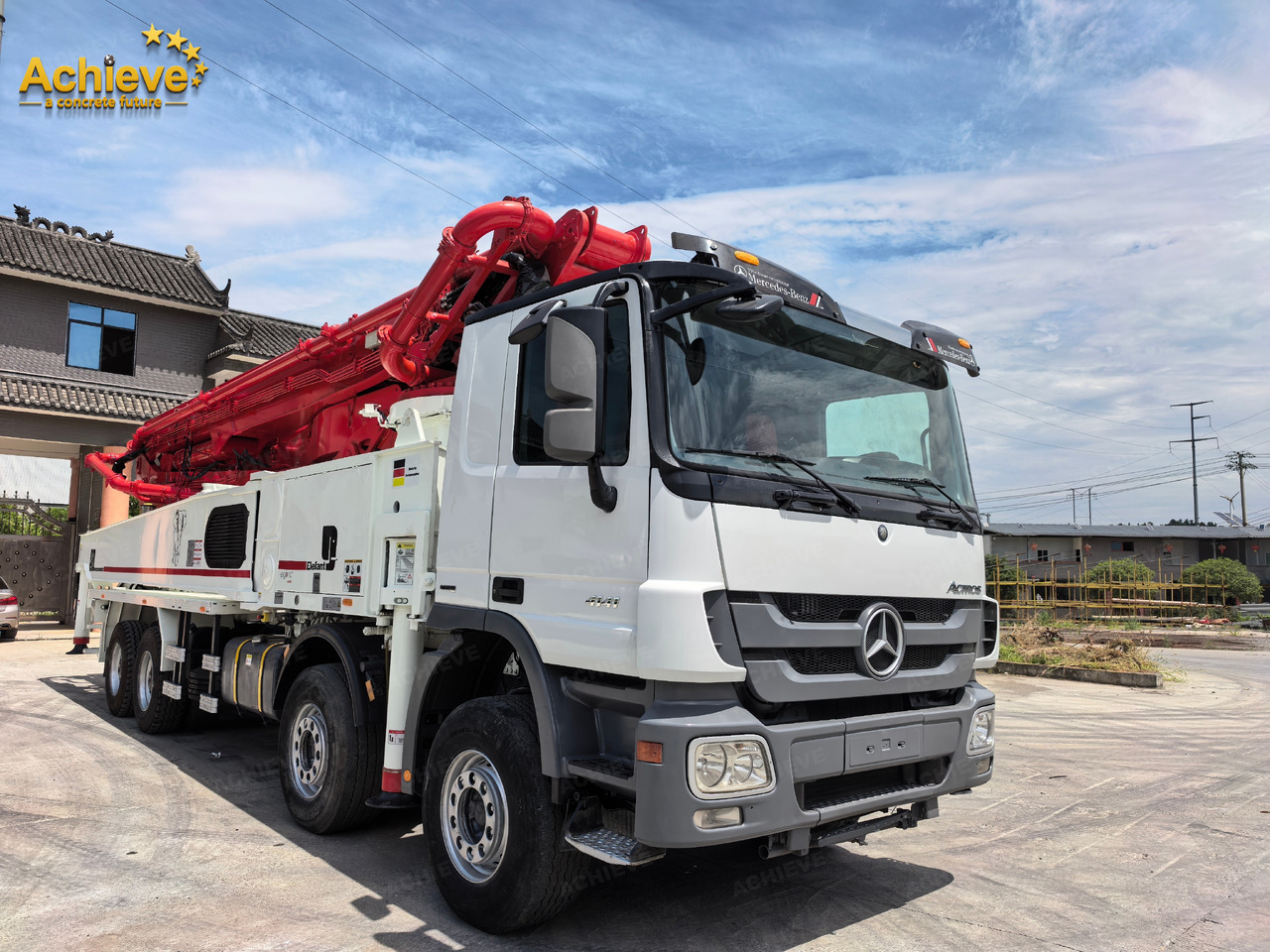 Putzmeister Putzmeister M56-4RZ Actros 4141Mercedes-Benz Concrete pump truck 【ACHIEVE】TOP CONDITION!!! - Betonpumpe: billede 3 Putzmeister Putzmeister M56-4RZ Actros 4141Mercedes-Benz Concrete pump truck 【ACHIEVE】TOP CONDITION!!! - Betonpumpe: billede 3