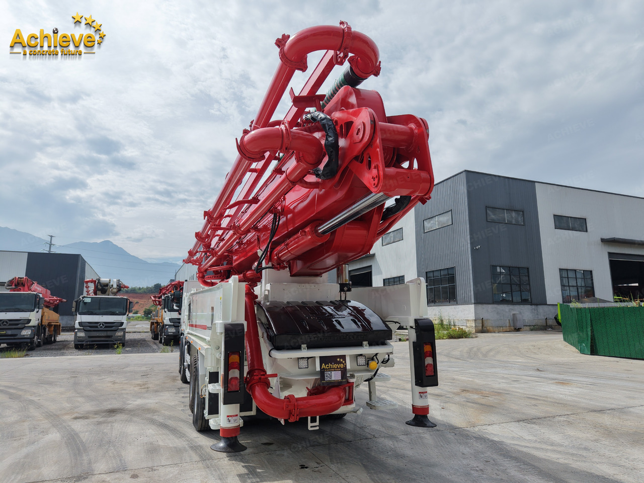 Betonpumpe Putzmeister Putzmeister  M56-4RZ Actros 4141Mercedes-Benz Concrete pump truck 【ACHIEVE】TOP CONDITION!!!: billede 25
