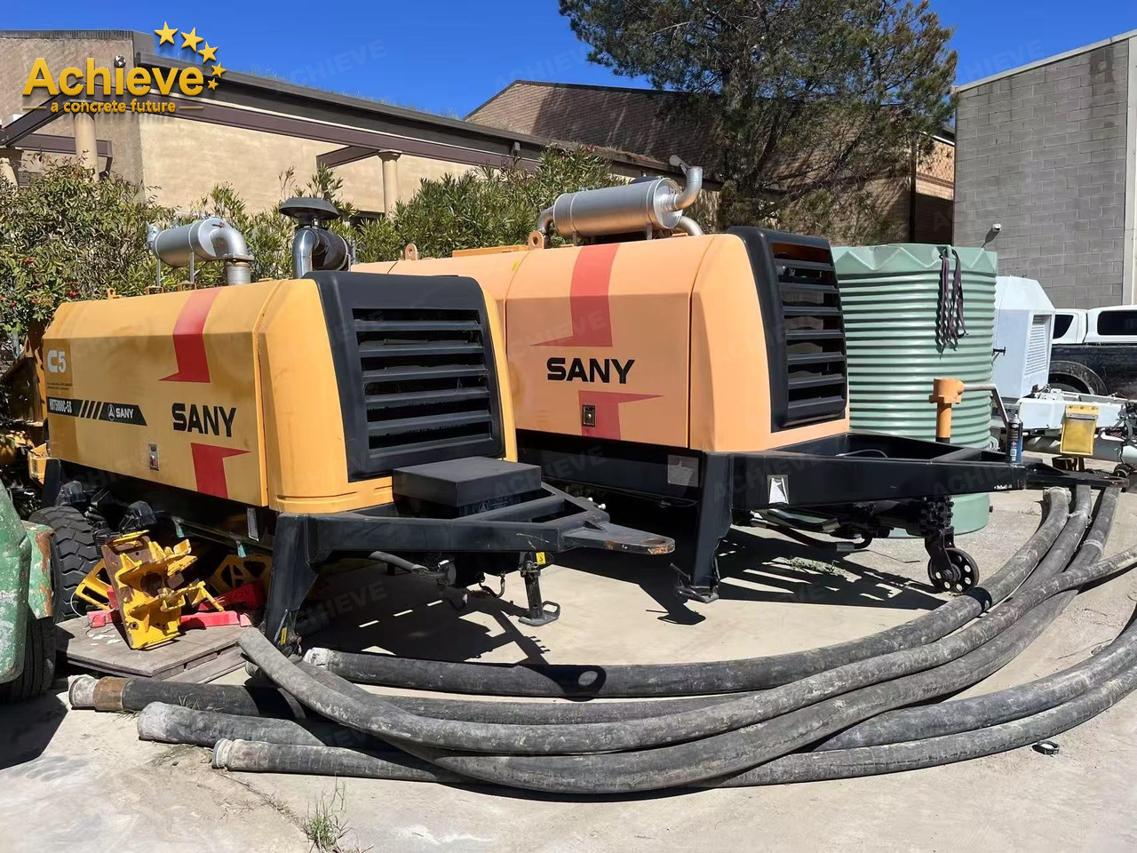 SANY 【ACHIEVE】TOP CONDITION!!! demo new low hours Sany Concrete Trailer Pump 2015 HBT6016C-5D - Stationær betonpumpe: billede 1 SANY 【ACHIEVE】TOP CONDITION!!! demo new low hours Sany Concrete Trailer Pump 2015 HBT6016C-5D - Stationær betonpumpe: billede 1