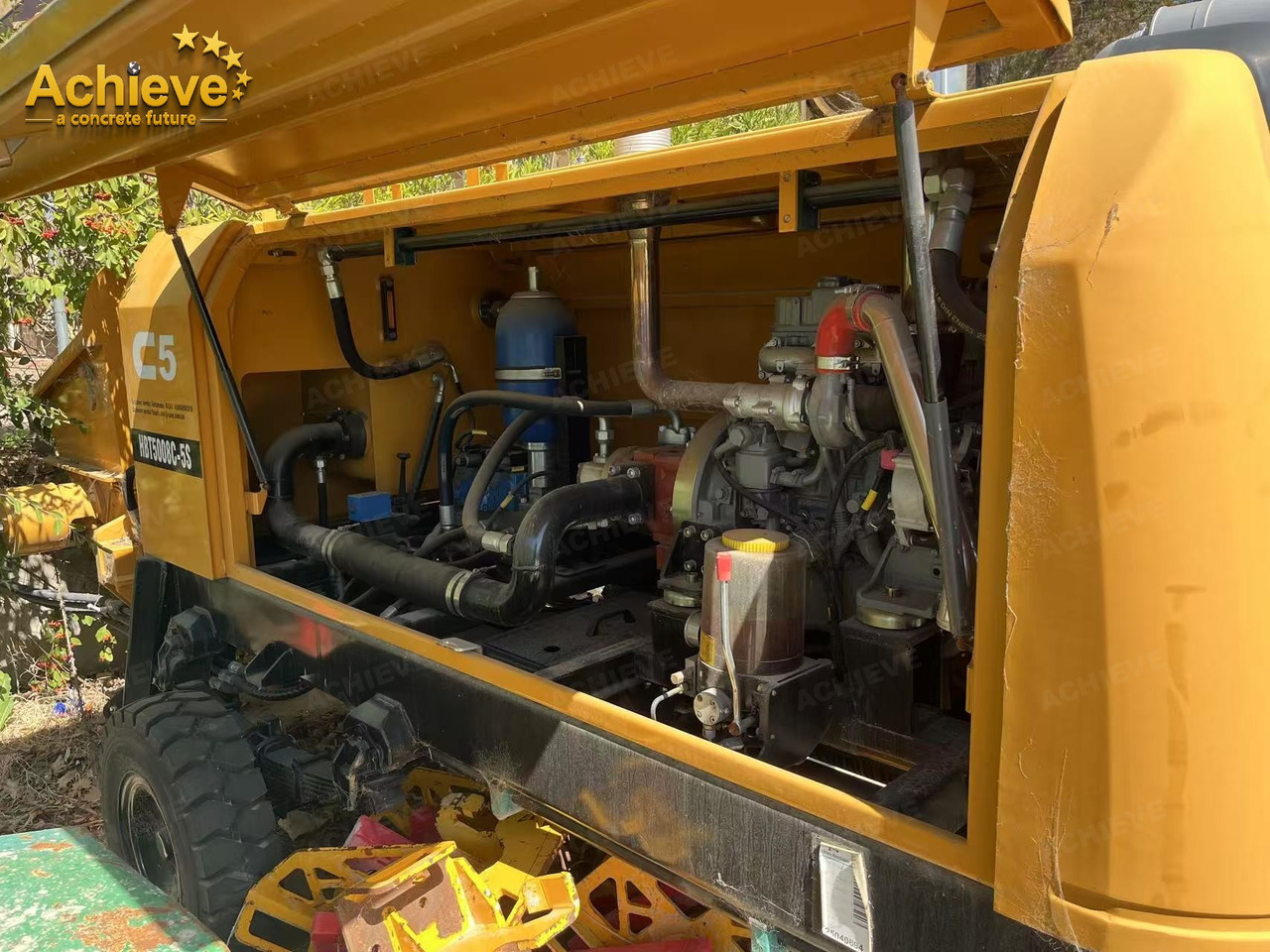 SANY 【ACHIEVE】TOP CONDITION!!! demo new low hours Sany Concrete Trailer Pump 2015 HBT6016C-5D - Stationær betonpumpe: billede 4 SANY 【ACHIEVE】TOP CONDITION!!! demo new low hours Sany Concrete Trailer Pump 2015 HBT6016C-5D - Stationær betonpumpe: billede 4