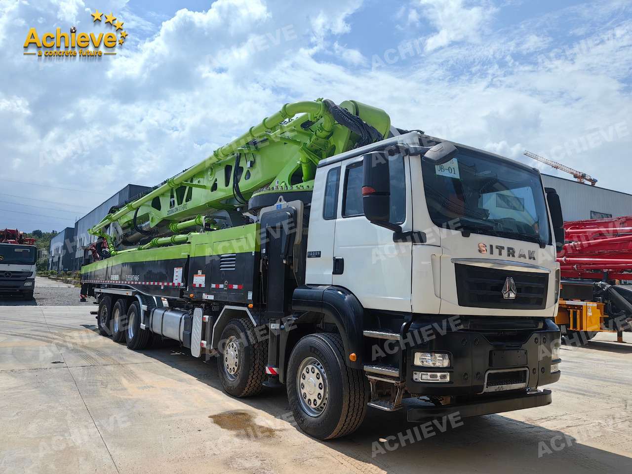 Zoomlion Zoomlion 70M 70X-6RZ Concrete pump truck ACTROS 4141 【ACHIEVE】TOP CONDITION!!! - Betonpumpe: billede 1 Zoomlion Zoomlion 70M 70X-6RZ Concrete pump truck ACTROS 4141 【ACHIEVE】TOP CONDITION!!! - Betonpumpe: billede 1