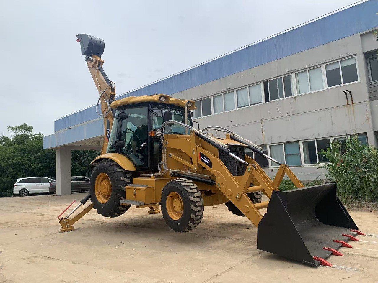 Caterpillar 4x4 Backhoe Loader CAT 420, 428 - Gravelæssemaskine: billede 4 Caterpillar 4x4 Backhoe Loader CAT 420, 428 - Gravelæssemaskine: billede 4
