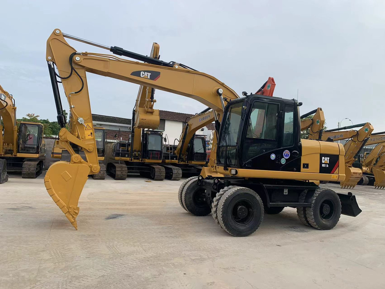 Caterpillar M315D Wheel Excavator Moving by Tires - Hjulgravemaskine: billede 2 Caterpillar M315D Wheel Excavator Moving by Tires - Hjulgravemaskine: billede 2