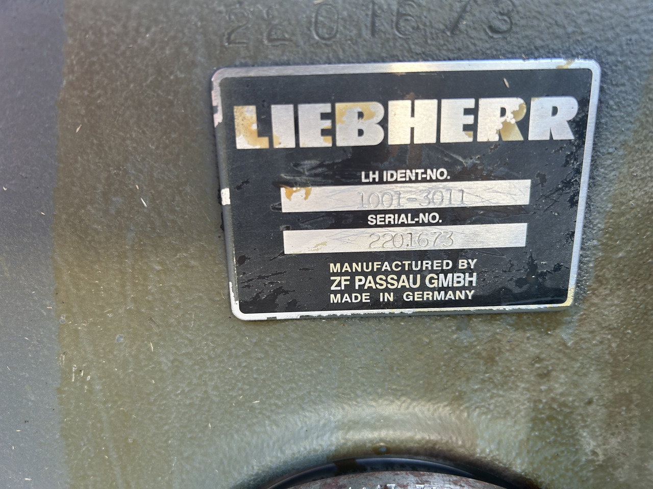 LIEBHERR A314 - Gearkasse for Gravemaskine: billede 4 LIEBHERR A314 - Gearkasse for Gravemaskine: billede 4