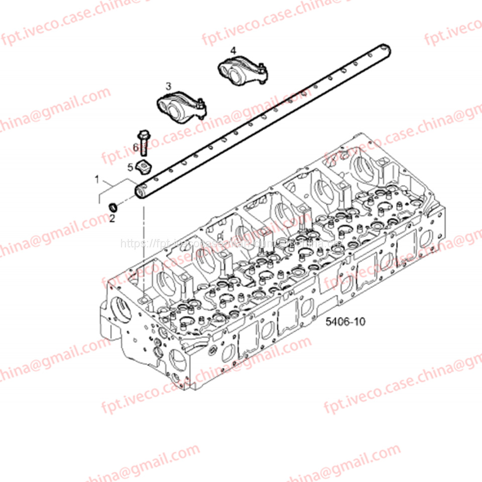 FPT IVECO CASE Cursor9Bus F2CFE612D*J231/F2CFE612A*J098 5802748674 EXHAUST ROCKER ARM 504165682 - Motor og reservedele for Bus: billede 5 FPT IVECO CASE Cursor9Bus F2CFE612D*J231/F2CFE612A*J098 5802748674 EXHAUST ROCKER ARM 504165682 - Motor og reservedele for Bus: billede 5