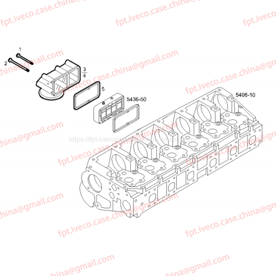 FPT IVECO CASE Cursor9Bus F2CFE612D*J231/F2CFE612A*J098 5802748674 FLAT GASKET ENGINE 504154202 - Motor tætning for Bus: billede 4 FPT IVECO CASE Cursor9Bus F2CFE612D*J231/F2CFE612A*J098 5802748674 FLAT GASKET ENGINE 504154202 - Motor tætning for Bus: billede 4