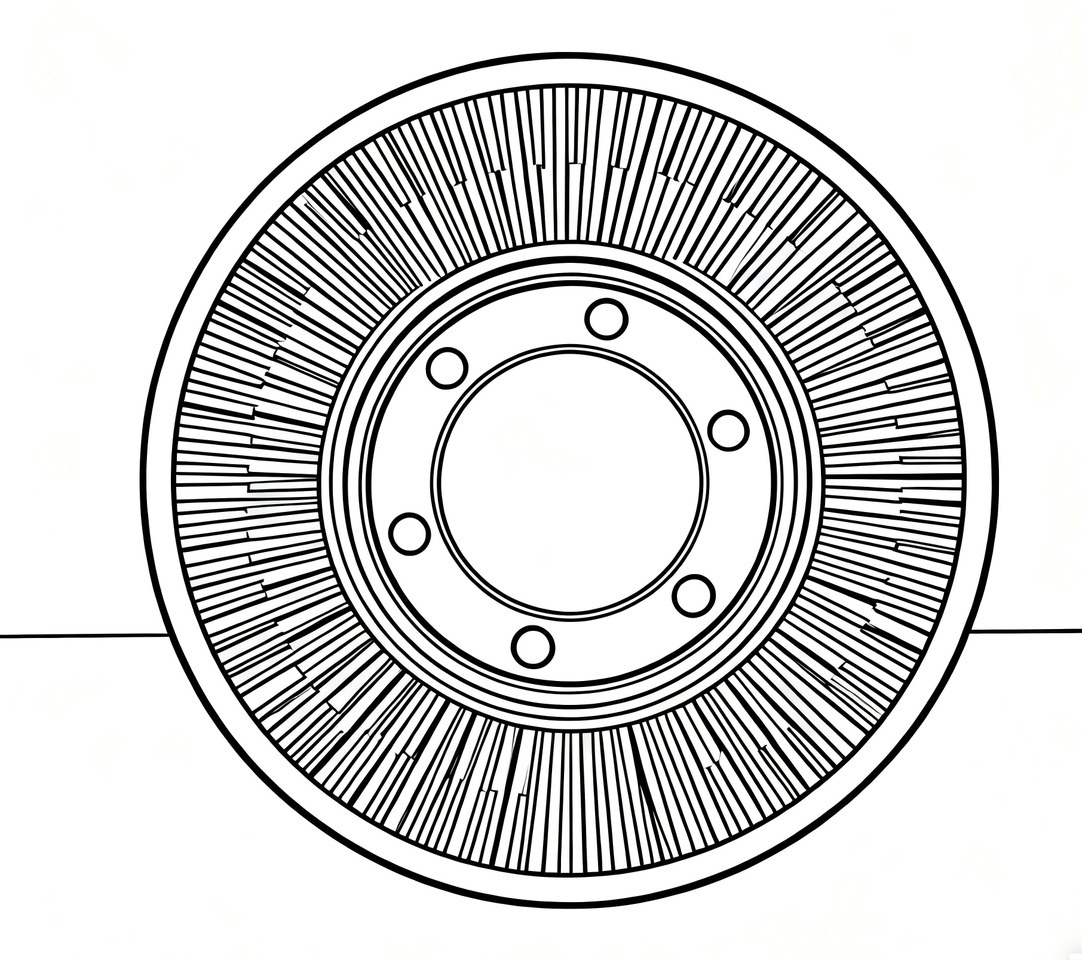 OEM Engine C11 Crankshaft shock absorber F801610844 F801863562 - Motor og reservedele: billede 1 OEM Engine C11 Crankshaft shock absorber F801610844 F801863562 - Motor og reservedele: billede 1