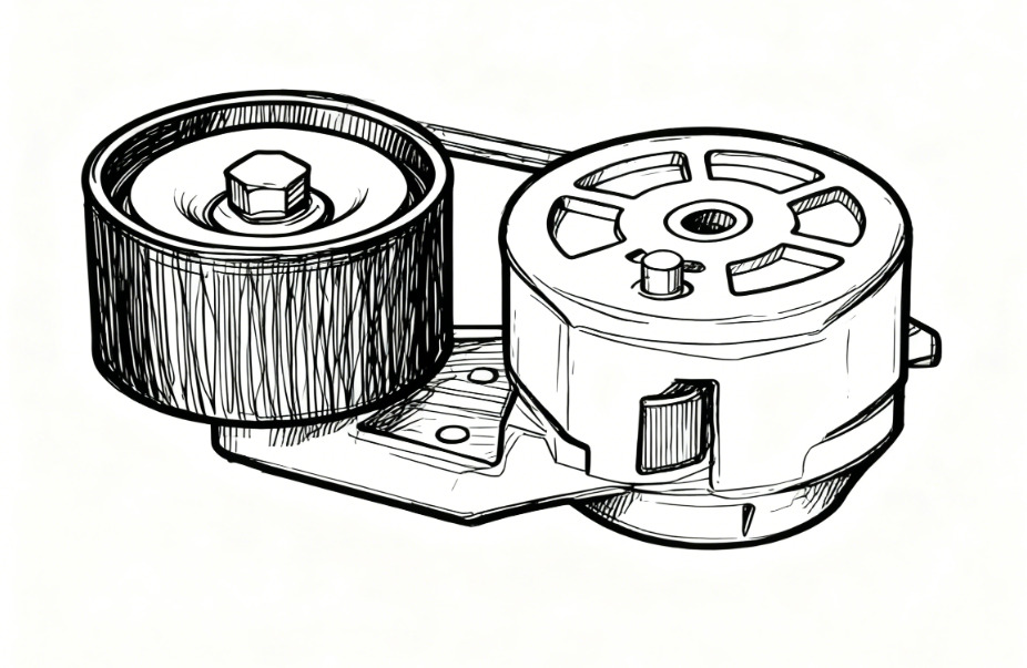 OEM Engine Cursor9 Bus F2CFE612D*J231/F2CFE612A*J098 5802748674 BELT TENSIONER 5801404997 - Remstrammer for Bus: billede 1 OEM Engine Cursor9 Bus F2CFE612D*J231/F2CFE612A*J098 5802748674 BELT TENSIONER 5801404997 - Remstrammer for Bus: billede 1