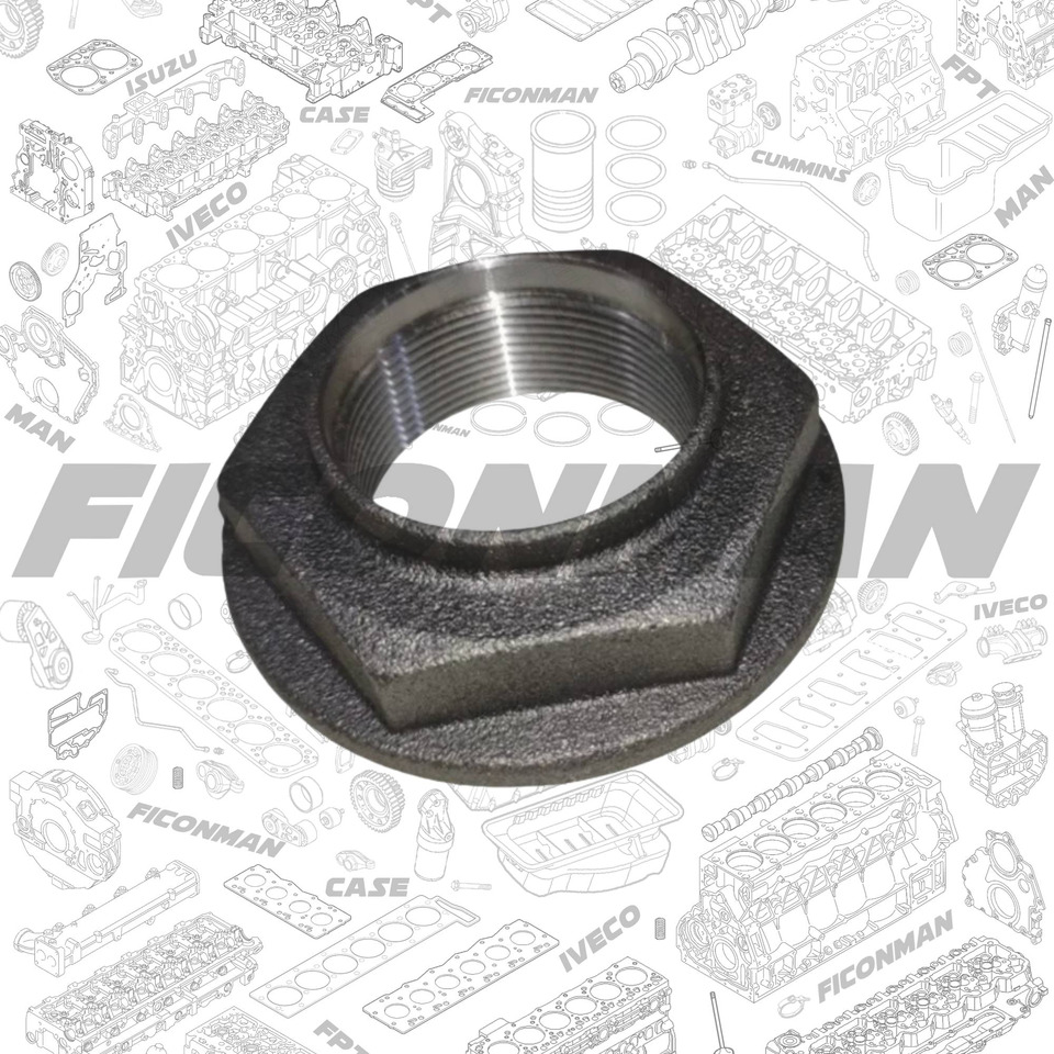 IVECO DRIVE AXLE GROOVED NUT 42100842 - Reservedel: billede 1 IVECO DRIVE AXLE GROOVED NUT 42100842 - Reservedel: billede 1