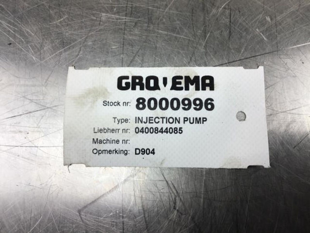 Bosch Fuel Injection Pump D904 - Brændstofpumpe: billede 3 Bosch Fuel Injection Pump D904 - Brændstofpumpe: billede 3