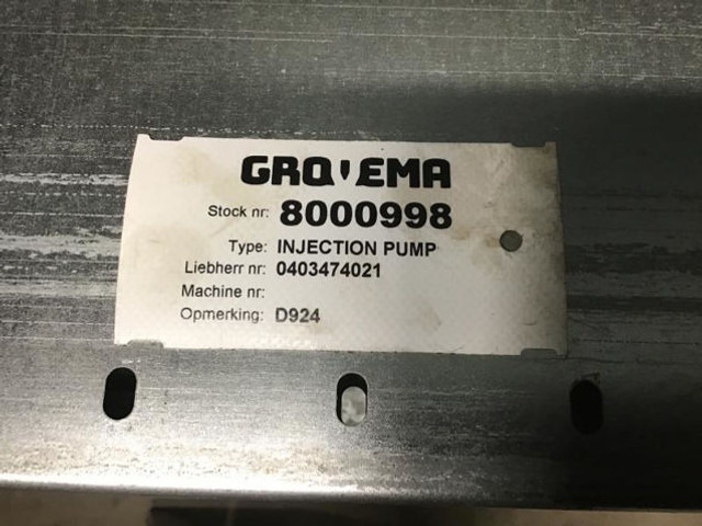 Bosch Fuel Injection Pump D924 - Brændstofpumpe: billede 3 Bosch Fuel Injection Pump D924 - Brændstofpumpe: billede 3