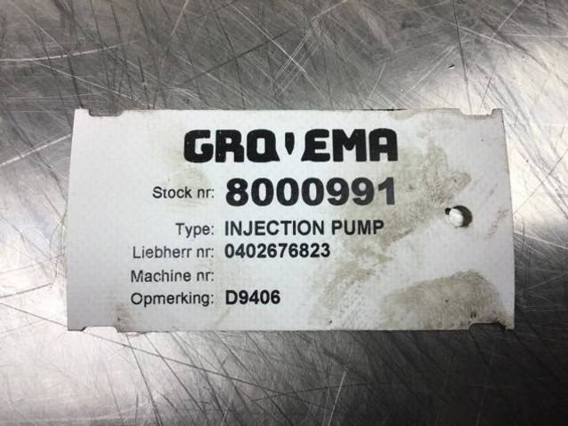Bosch Fuel Injection Pump D9406 - Brændstofpumpe: billede 3 Bosch Fuel Injection Pump D9406 - Brændstofpumpe: billede 3