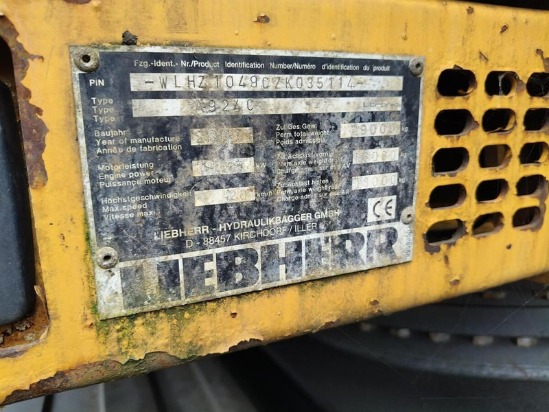 Liebherr A924C Li - Hjulgravemaskine: billede 2 Liebherr A924C Li - Hjulgravemaskine: billede 2