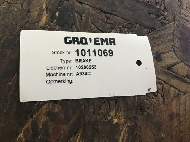 Liebherr Brake - Bremsetromle: billede 5 Liebherr Brake - Bremsetromle: billede 5