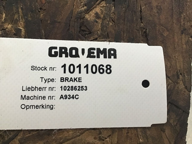 Liebherr Brake - Bremsetromle: billede 5 Liebherr Brake - Bremsetromle: billede 5