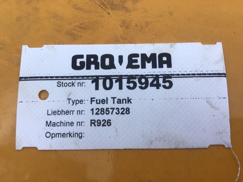 Liebherr Fuel Tank - Brændstoftank: billede 3 Liebherr Fuel Tank - Brændstoftank: billede 3