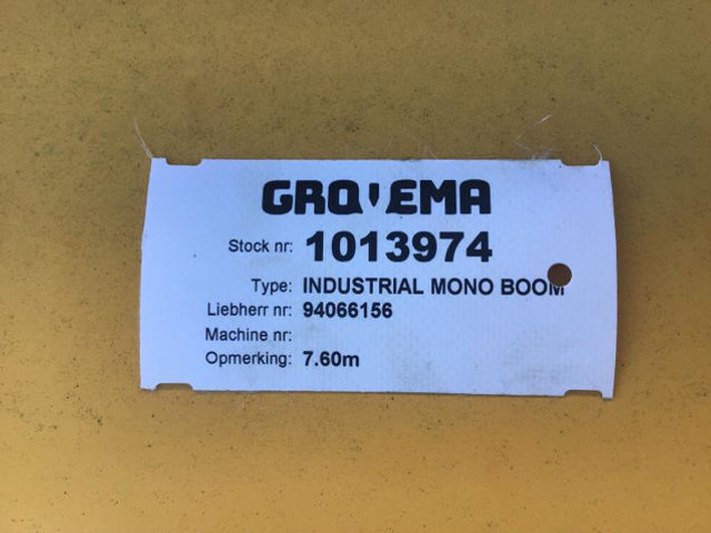Liebherr Industrial Boom - Karosseri og udvendig: billede 4 Liebherr Industrial Boom - Karosseri og udvendig: billede 4