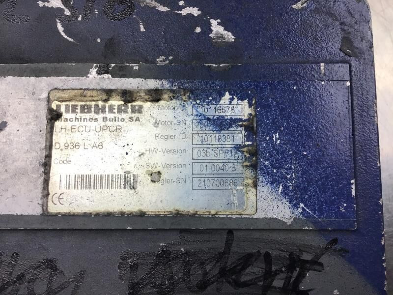 Liebherr - Kontrol blok: billede 2 Liebherr - Kontrol blok: billede 2