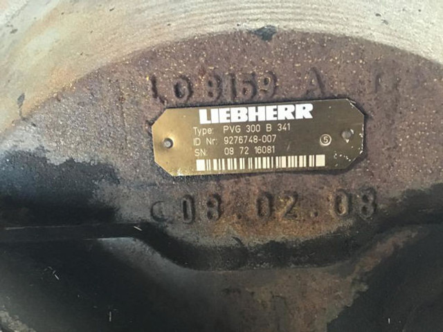 Liebherr PVG300B341 - Gearkasse: billede 2 Liebherr PVG300B341 - Gearkasse: billede 2