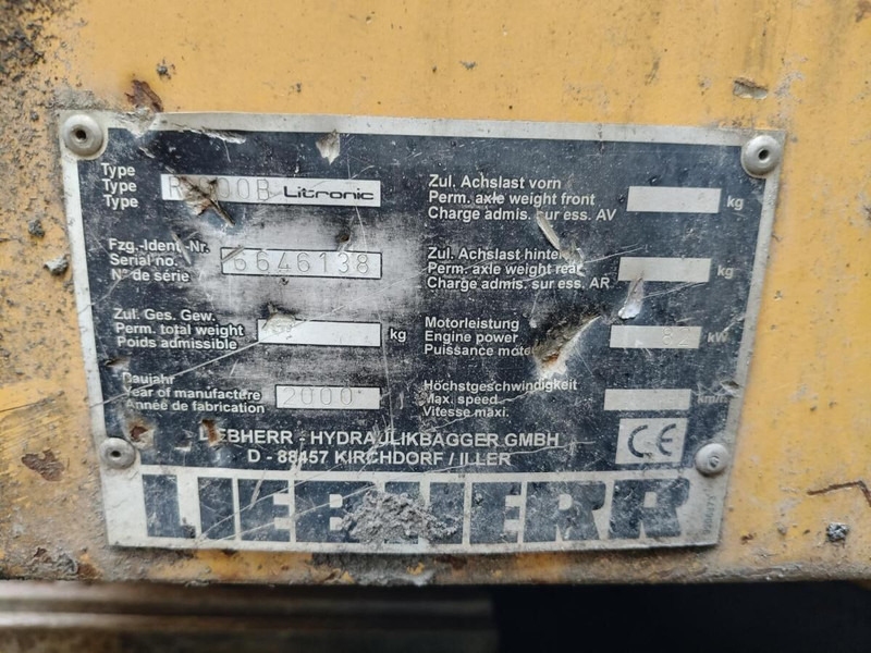 Liebherr R900B Li - Bæltegravemaskine: billede 4 Liebherr R900B Li - Bæltegravemaskine: billede 4