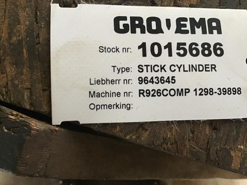 Liebherr R926 COMP / R926 K-LC / R924 COMPACT - Hydraulisk cylinder: billede 2 Liebherr R926 COMP / R926 K-LC / R924 COMPACT - Hydraulisk cylinder: billede 2