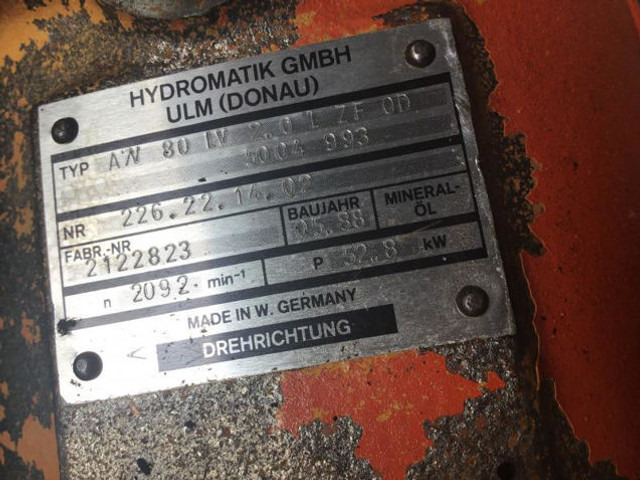 Linde A7V80 - Hydraulikpumpe: billede 5 Linde A7V80 - Hydraulikpumpe: billede 5