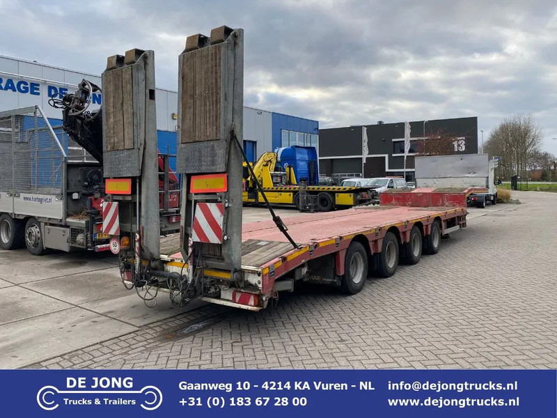 Faymonville Max Trailer F-S44-1A1Y / Extendable / Hydraulic Ramps / 58 Ton / 2x Steering Axle - Nedbygget platform sættevogn: billede 1 Faymonville Max Trailer F-S44-1A1Y / Extendable / Hydraulic Ramps / 58 Ton / 2x Steering Axle - Nedbygget platform sættevogn: billede 1