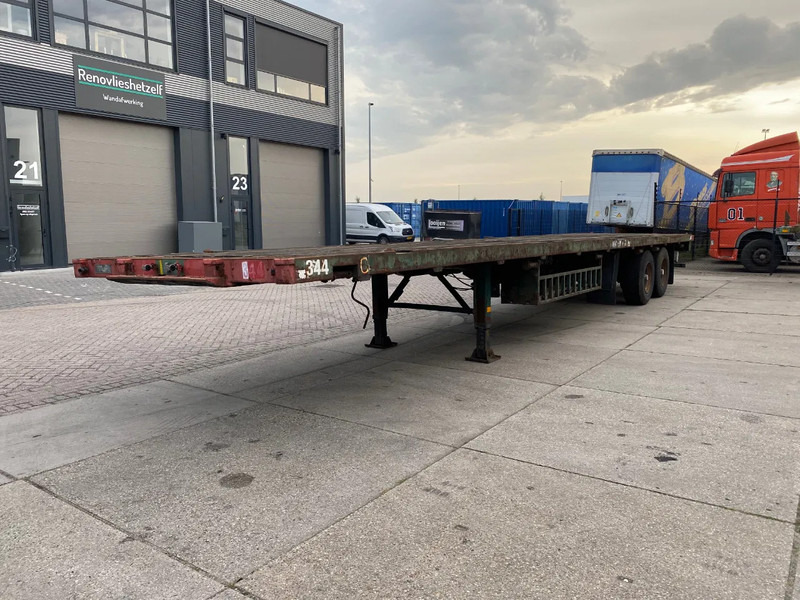 Flandria Plateau Trailer with Twist-Locks / BPW + Drums - Åben sættevogn: billede 4 Flandria Plateau Trailer with Twist-Locks / BPW + Drums - Åben sættevogn: billede 4