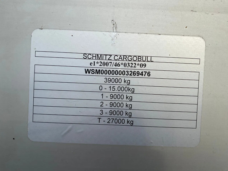 Gardintrailer Schmitz Cargobull SCB*S3T / Coil / Tautliner / Disc Brakes: billede 7 Gardintrailer Schmitz Cargobull SCB*S3T / Coil / Tautliner / Disc Brakes: billede 7