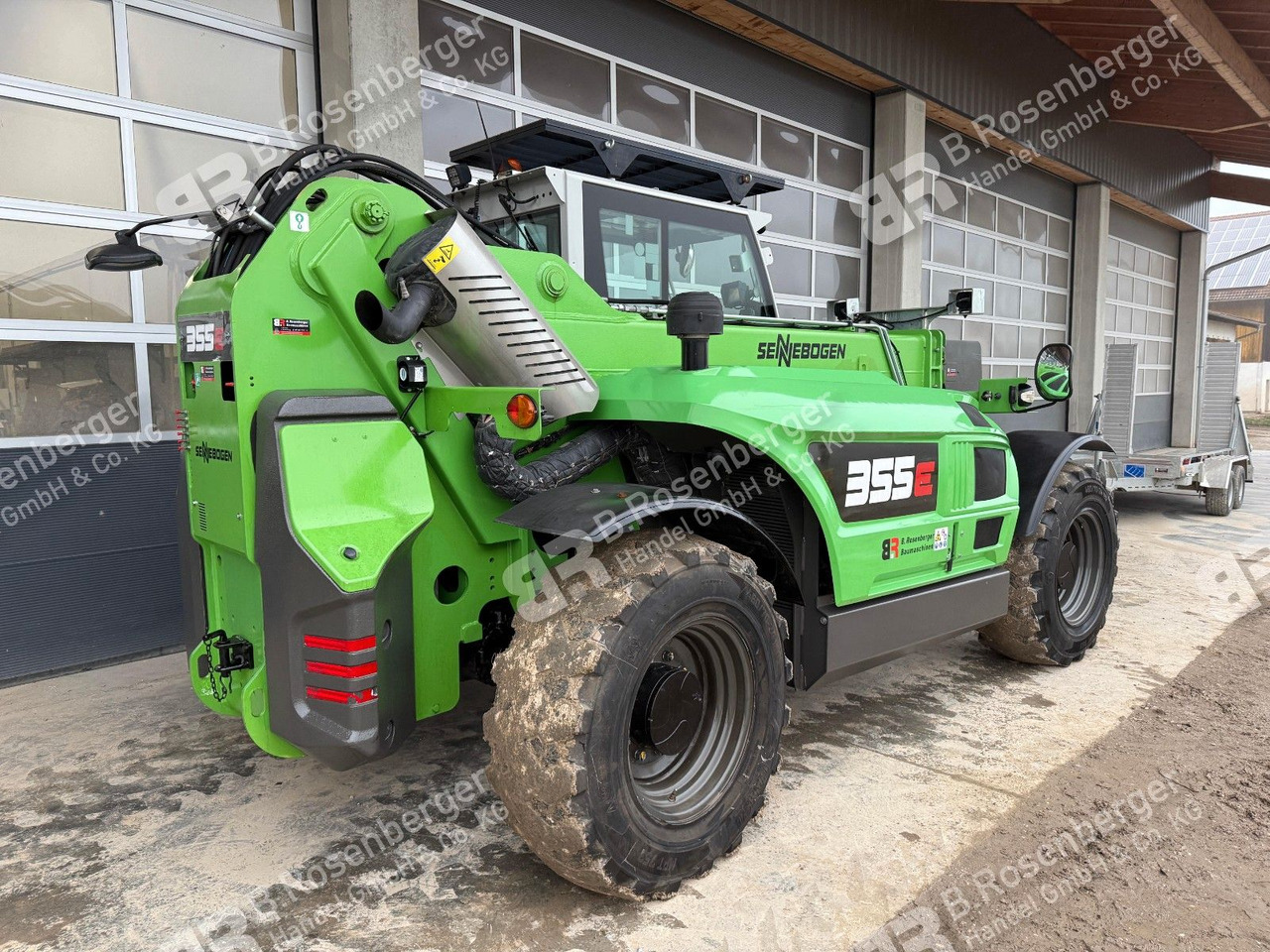 Sennebogen 355E Teleskoplader / nur 2865h / TOP - Gummihjulslæsser: billede 5 Sennebogen 355E Teleskoplader / nur 2865h / TOP - Gummihjulslæsser: billede 5