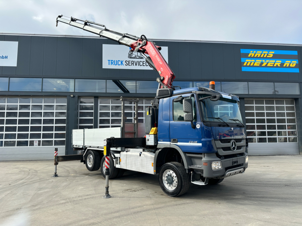 Lastbil med kran MERCEDES Actros 2648 6x4/4 Fassi455 SZM/Pritsche: billede 12 Lastbil med kran MERCEDES Actros 2648 6x4/4 Fassi455 SZM/Pritsche: billede 12