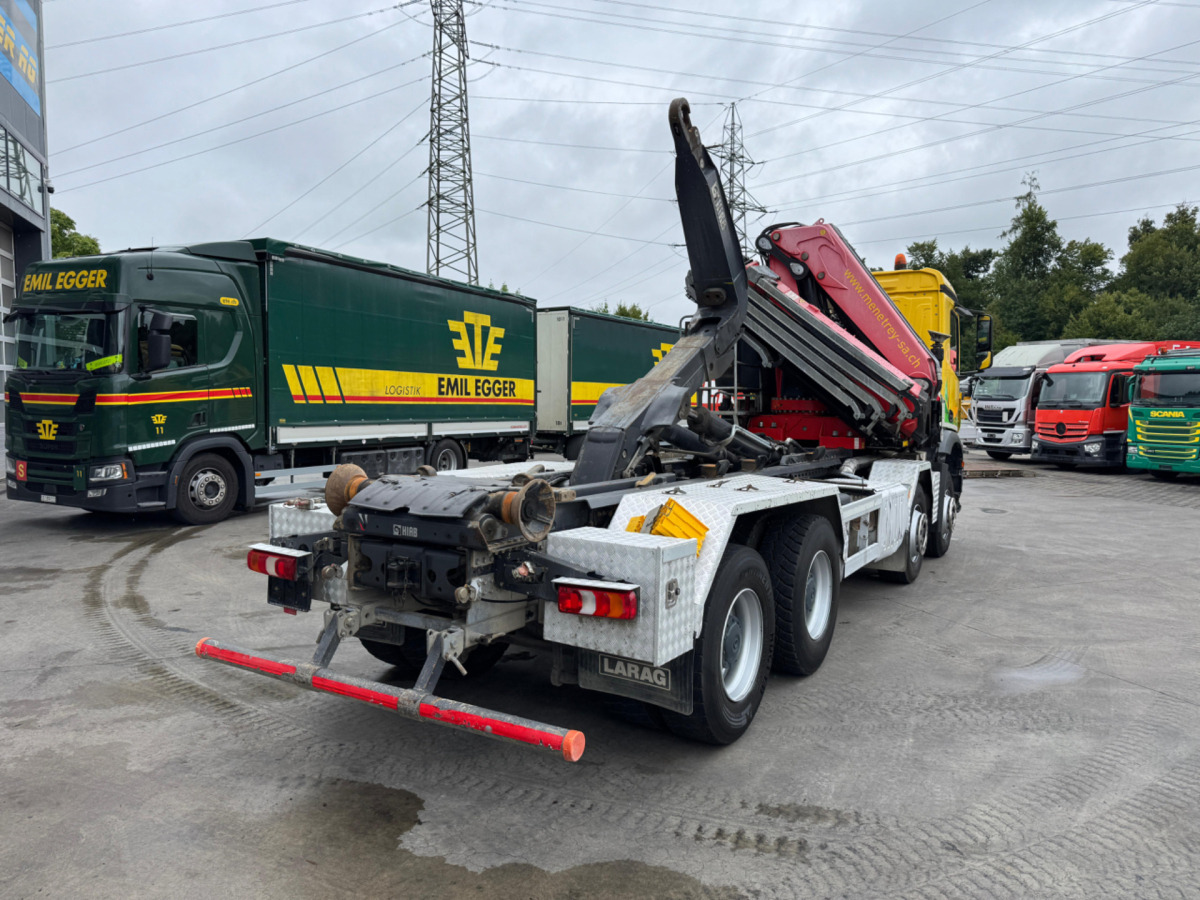 Lastbil med kran MERCEDES Arocs 3248 8x4 Fassi 315-7 mit Hiab 21T: billede 6