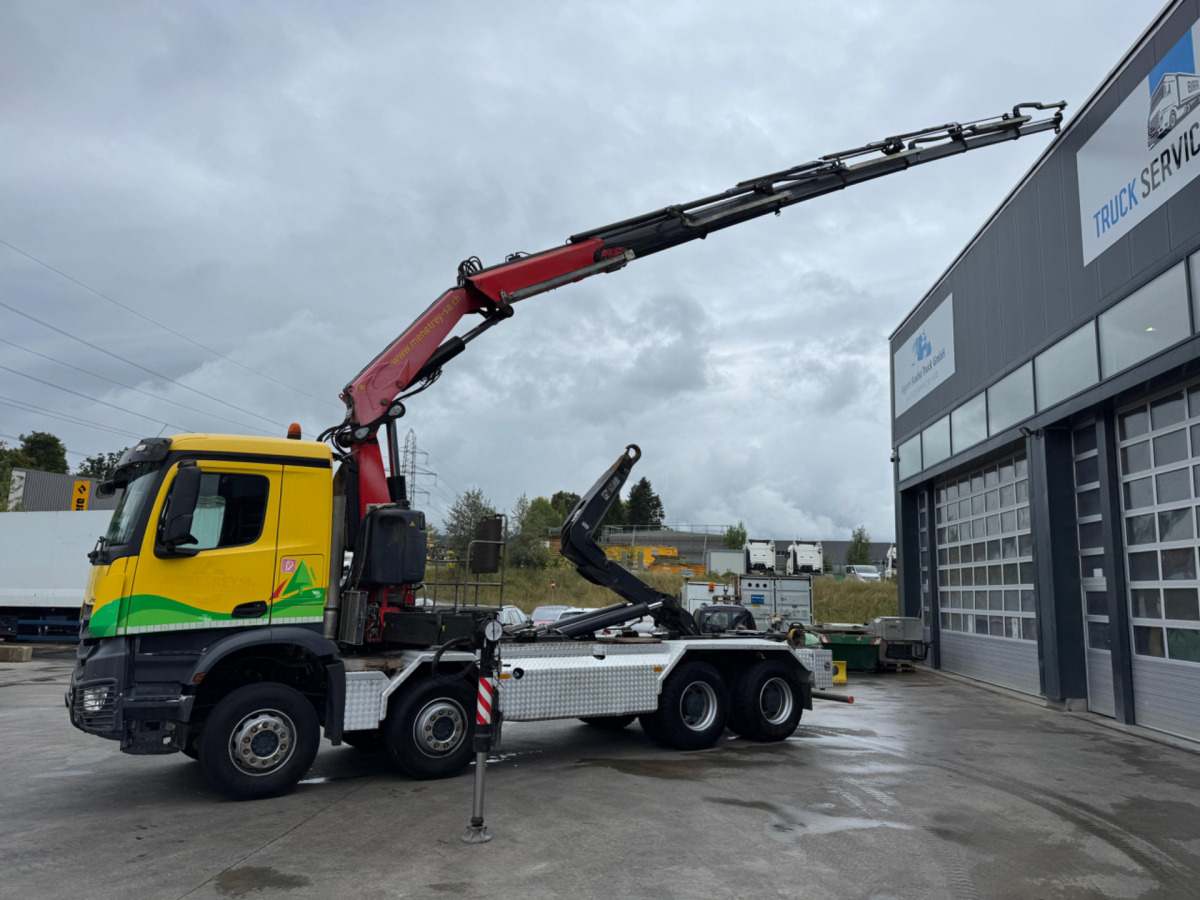 Lastbil med kran MERCEDES Arocs 3248 8x4 Fassi 315-7 mit Hiab 21T: billede 12