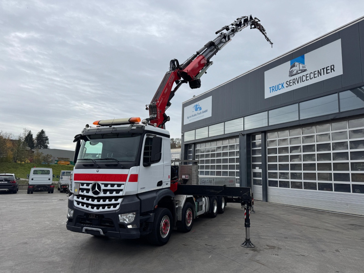 MERCEDES Arocs 3251 8x4 Fassi 660 6-6 - Lastbil med kran: billede 1 MERCEDES Arocs 3251 8x4 Fassi 660 6-6 - Lastbil med kran: billede 1